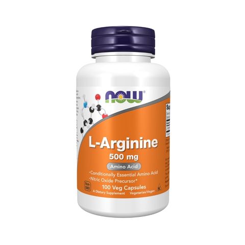 NOW Foods L-Arginine 500mg 100 Veg Capsules in Pakistan