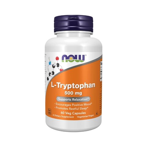 Now L-Tryptophan 500mg 60 Capsules