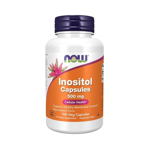 NOW Inositol 500mg (100 Veg Capsules)