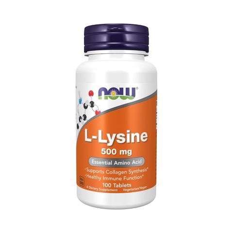 NOW L-Lysine 500mg 100 Tablets