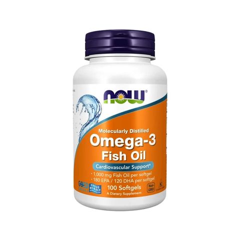 NOW Omega-3 Fish Oil 1000mg (100 Softgels)