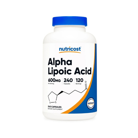Nutricost Alpha Lipoic Acid 600mg 240 Capsules