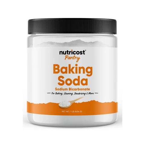 Nutricost Baking Soda 1LB for baking cleaning and deodorizing
