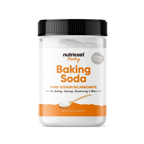 Nutricost Baking Soda 5LB bulk powder for baking and cleaning