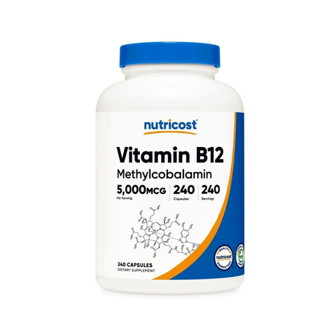 Nutricost Vitamin B12 Capsules 5000 MCG 240 Caps