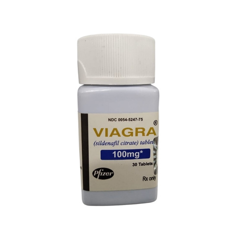 Pfizer Viagra 100mg 30 Tablets Sildenafil Bottle