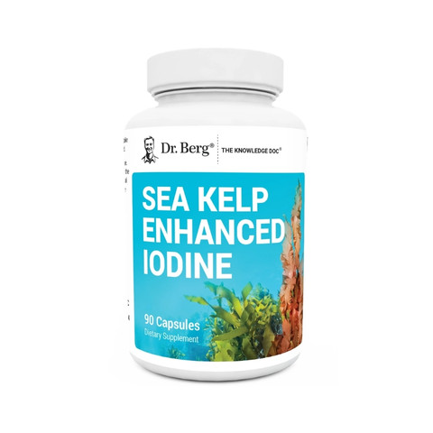 Sea Kelp Enhanced Iodine by Dr. Berg 200mcg 90 capsules