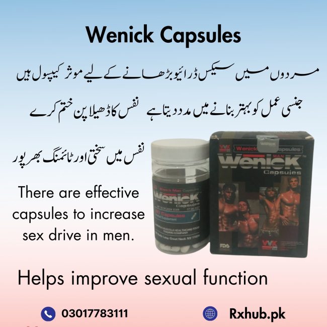 Wenick Capsules for Male Hardness and Timing